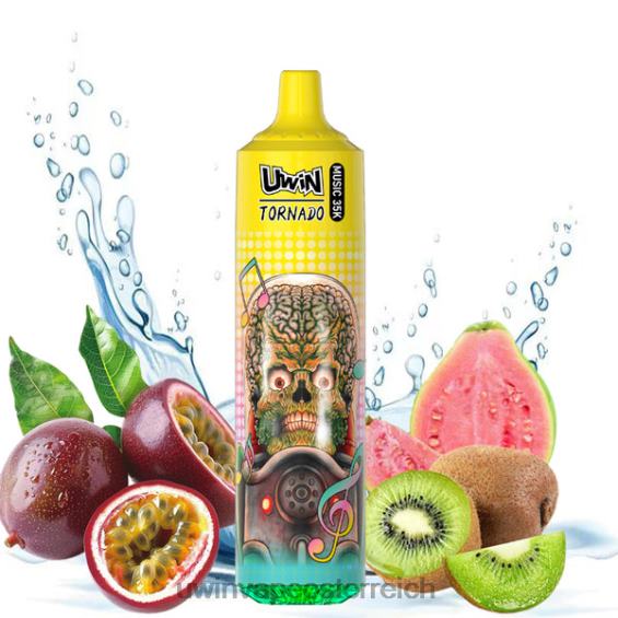 Uwin Vape Wien - UWIN CRYSTAL 35.000 Einweg-Vaporizer Kiwi, Passionsfrucht, Guave NP8JD23